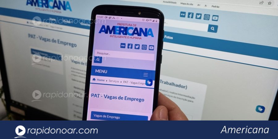 PAT de Americana oferece 214 vagas de emprego, estágio e Jovem Aprendiz
