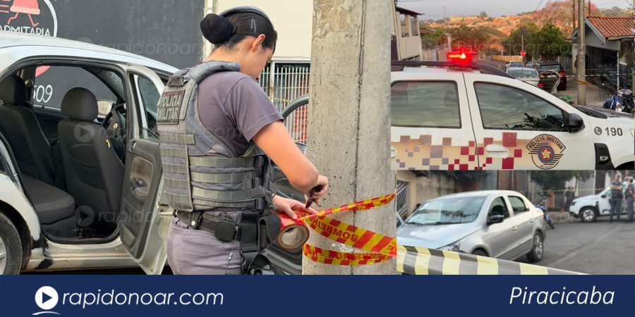 Homem é assassinado e outro baleado dentro de veículo em Piracicaba