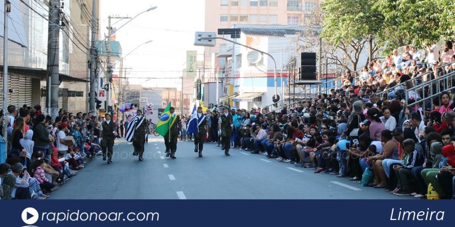 Rua Doutor Trajano volta a ser palco do desfile de 7 de Setembro em Limeira