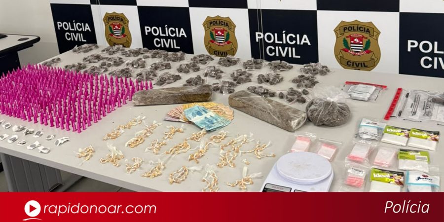 Polícia Civil de Limeira prende homem e apreende grande quantidade de drogas durante operação em Araras