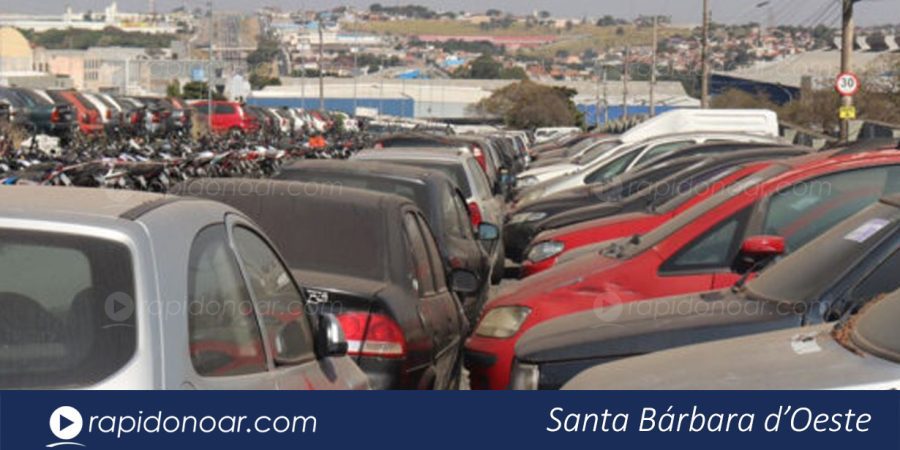Prefeitura de Santa Bárbara d'Oeste irá realizar leilão de 310 veículos apreendidos