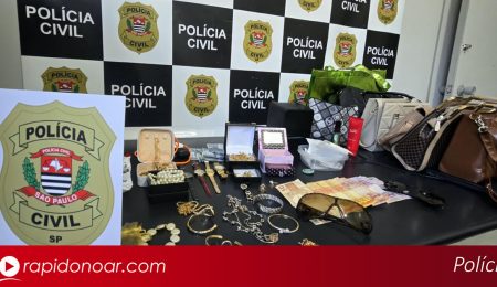 Polícia encontra joias e dinheiro em apartamento e mulher é indiciada por furto em Americana