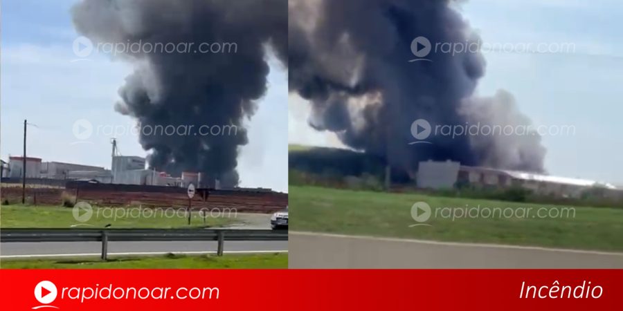Fumaça de incêndio de grandes proporções em Cordeirópolis pode ser vista de Limeira e outras cidades da região
