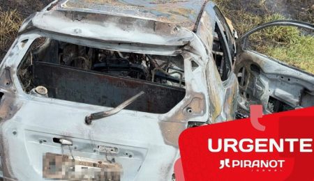 Carro capota e pega fogo em rodovia de Piracicaba; motorista é levado entubado à Santa Casa
