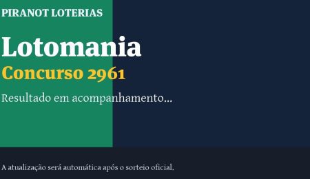 Resultado da Lotomania 2961: veja dezenas sorteadas, rateio e prêmio – PIRANOT