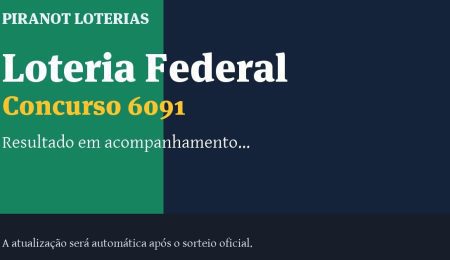 Resultado da Loteria Federal 6091: veja dezenas sorteadas, rateio e prêmio – PIRANOT