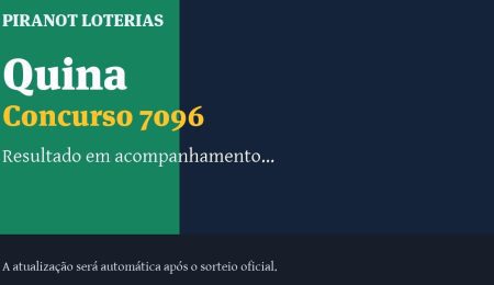 Resultado da Quina 7096: veja dezenas sorteadas, rateio e prêmio – PIRANOT
