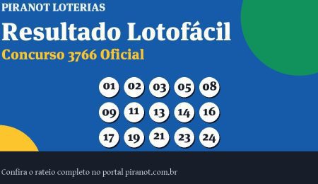 3 apostas dividem prêmio da Lotofácil 3766 – PIRANOT