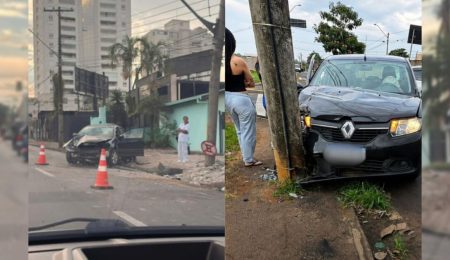 Dois carros atingem postes em acidentes diferentes registrados na mesma manhã em Piracicaba – PIRANOT