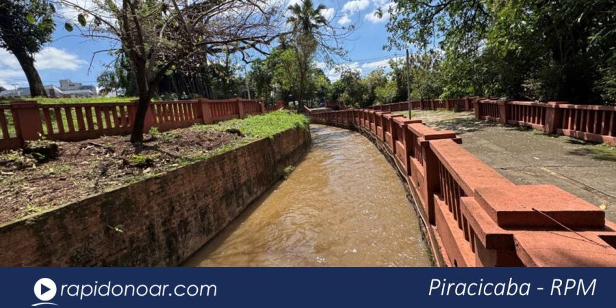 Limpeza retira mais de 2 toneladas de resíduos do Canal do Mirante em Piracicaba