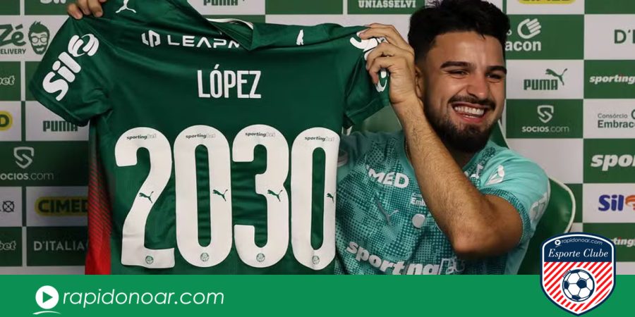 Flaco López renova com o Palmeiras até 2030