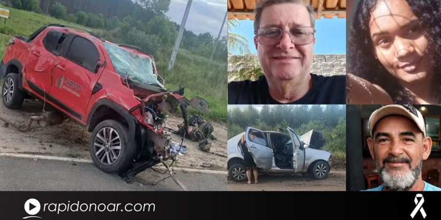 Entre os mortos no acidente estão o ex-vereador de Mucuri Antônio Henrique Kock Ferregueti, Maria Eduarda de Jesus Augusta, de 20 anos e José Agnaldo Silva de Jesus, de 57 anos. Foto: Arquivo Pessoal