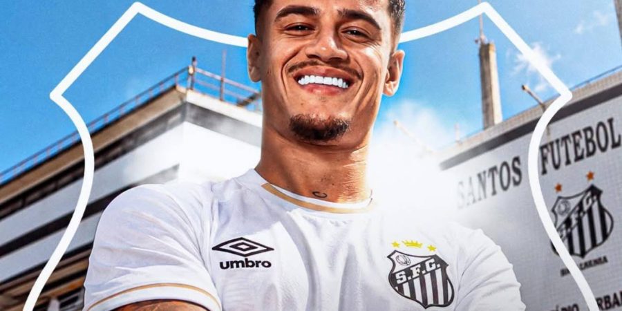 Santos fecha com o meia Philippe Coutinho