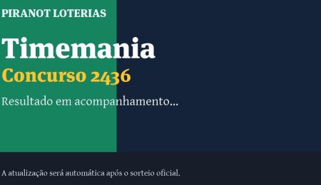 Resultado da Timemania 2436: veja dezenas sorteadas, rateio e prêmio – PIRANOT